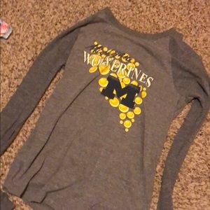 MICHIGAN WOlvERINES long sleeve tee